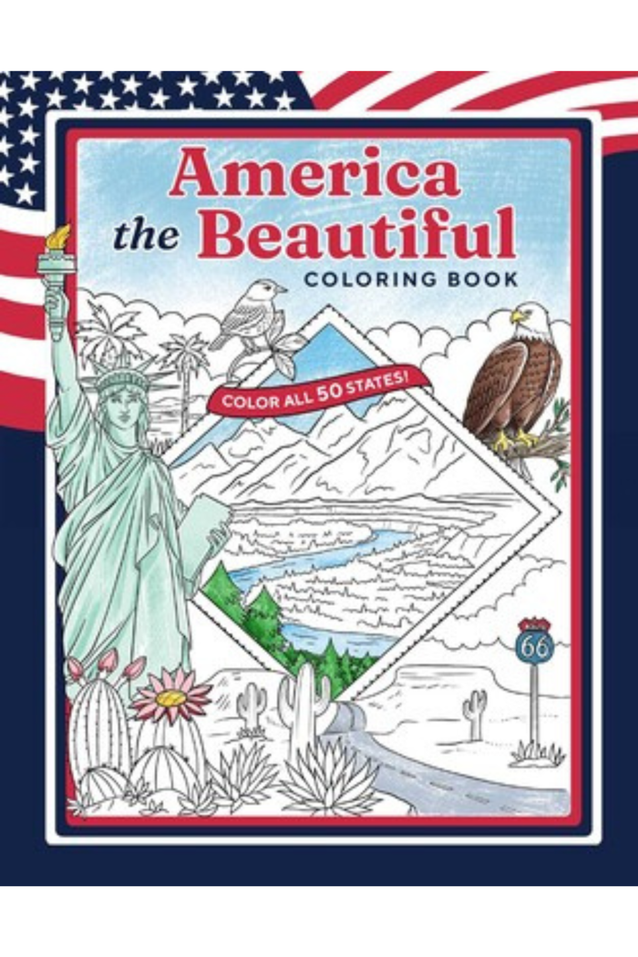 America the Beautiful Coloring Book