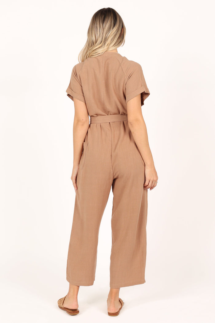 Petal and Pup USA Rompers Archie Jumpsuit - Mocha