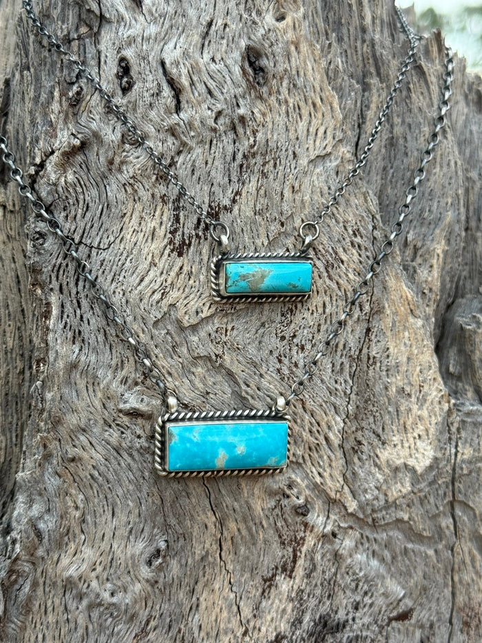 Authentic Turquoise Bar NecklaceRegular