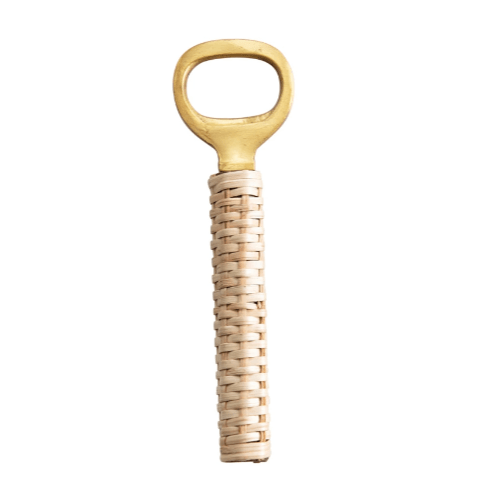 Creative Co-op Party Bamboo Bottle Opener
