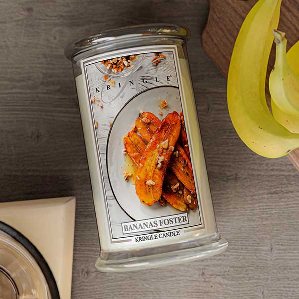 Bananas Foster Scented Large 2-Wick - Kringle Candle Company