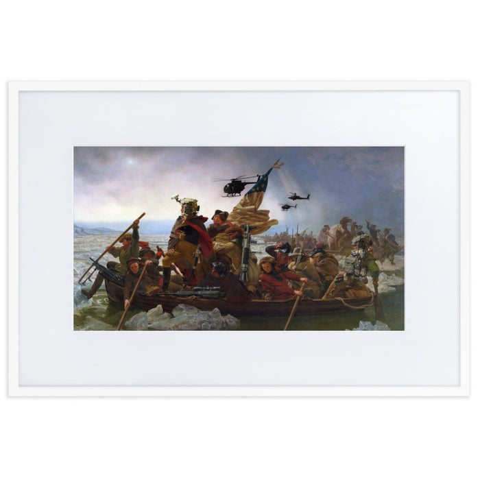 Colonial Maritime Raid Force Framed Print