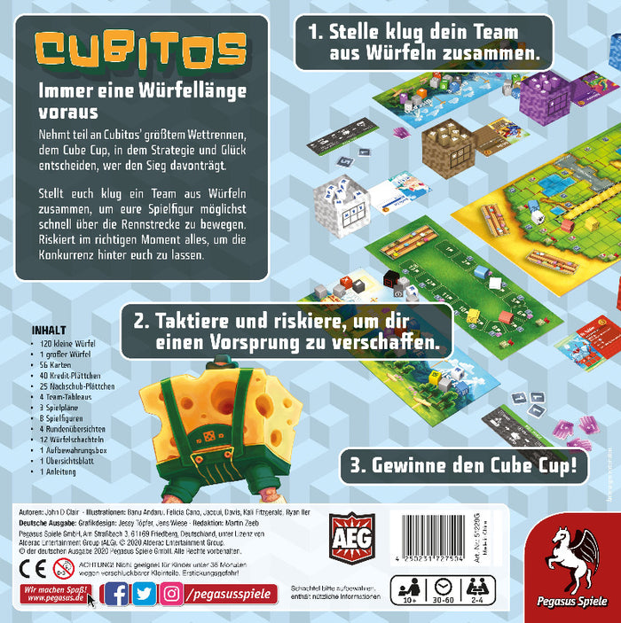Cubitos - Chaotischer Würfel-Wettlauf für die ganze Familie