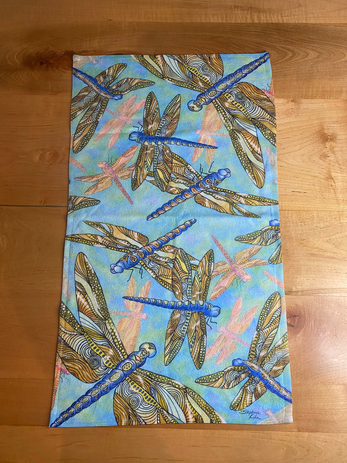 Dragonflly Gathering Hand Towel