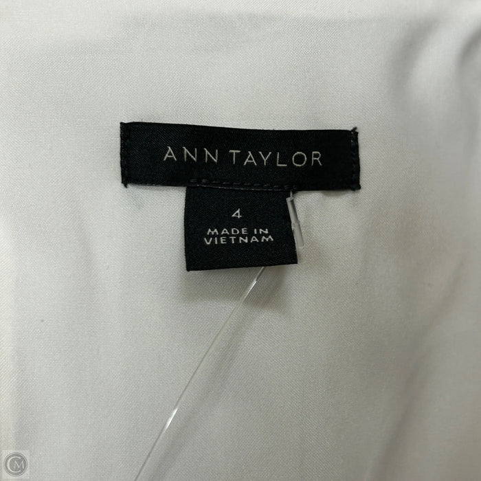 Dress Party Midi By Ann Taylor In White, Size: 4