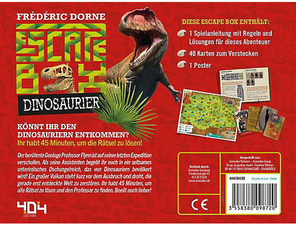 Escape Box: Dinosaurier - Rätselspiel für Dinoforscher