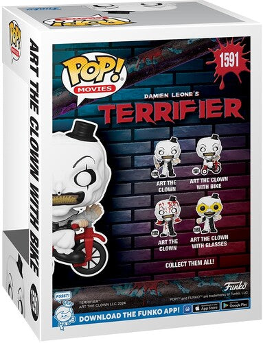 Funko POP! Movies: Terrifier - Art The Clown With Bike Vinyl Figure