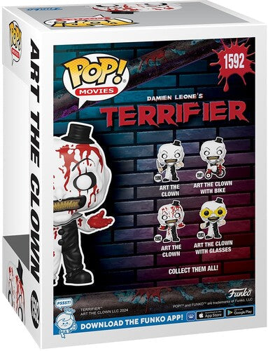 Funko POP! Movies: Terrifier II - Art The Clown Bloody Vinyl Figure