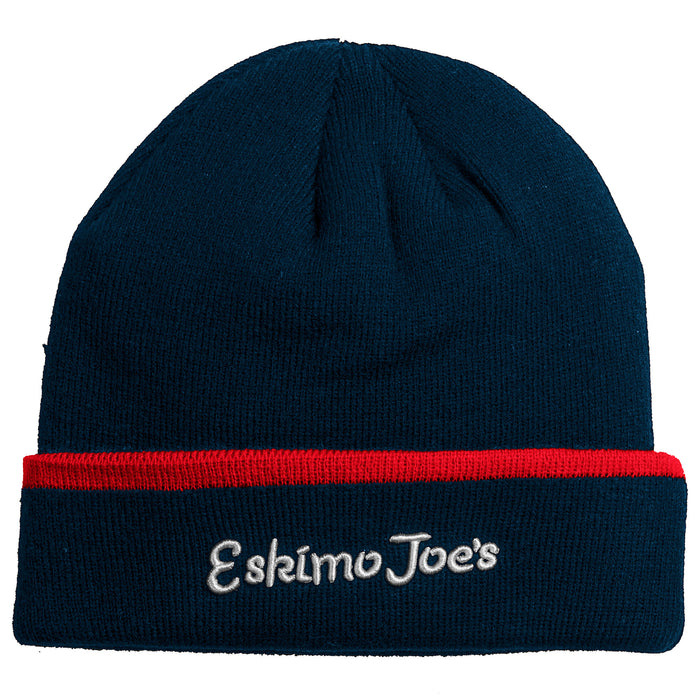 KNIT BEANIE WITH TRIM ON CUFF - KBWT