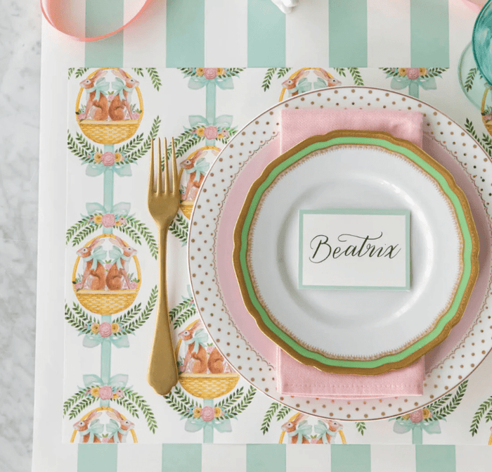 Hester & Cook Party Laurel Bunny Placemats