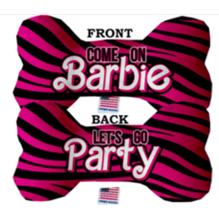 Mirage Pet Products dog toys S Let's Go Party Pet Bone Plush Toy