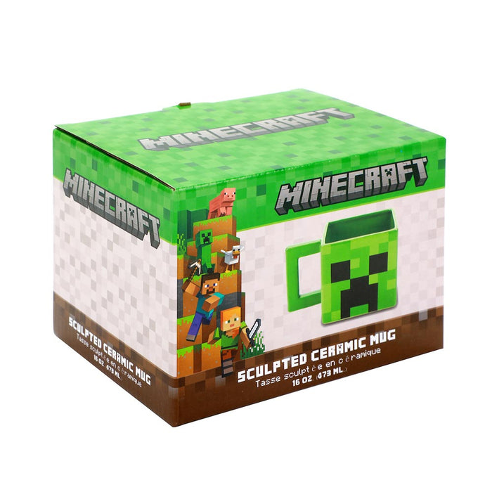 Minecraft - Creeper 16 oz. Sculpted Ceramic Mug
