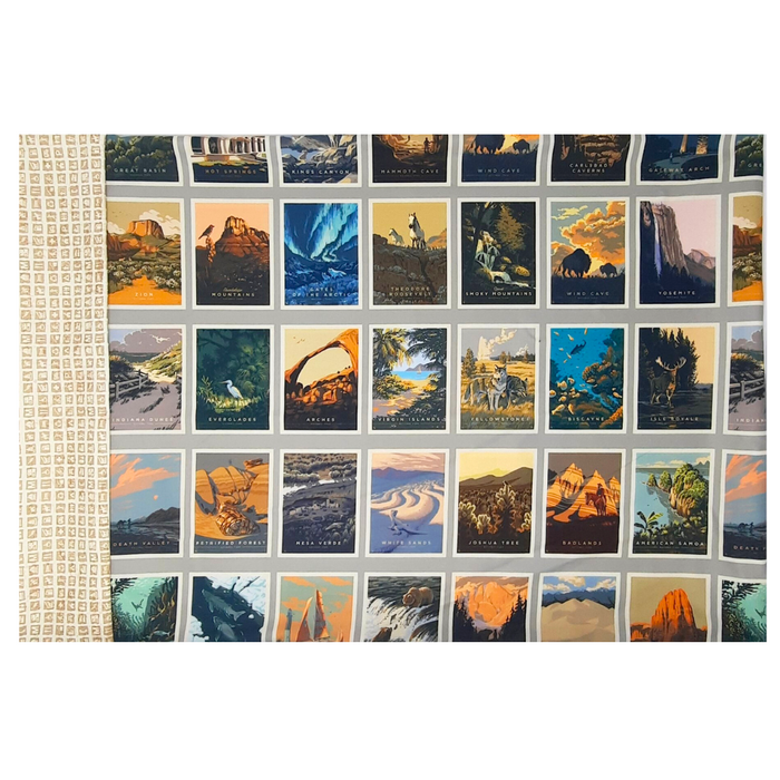 Brighten up your favorite sleep space with a beautiful, soft pillowcase. This pillowcase is a perfect gift for the National Parks enthusiast in your life. Standard Size measures 30" x 20" One pillowcase Washing Instructions: Machine Wash Cold/Tumble Dry Low Product designed and sewn by AdventureUs in Northern Wisconsin Materials: 100% cotton Riley Blake Designs™ National Parks Badges fabric