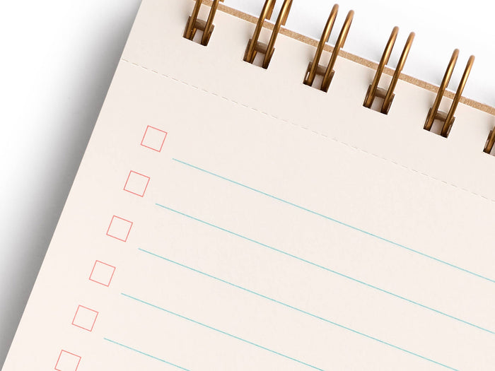 Navy Meadow Floral Task Pad Checklist – Limited Edition