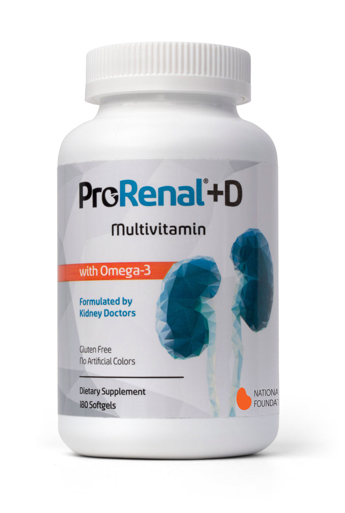 ProRenal+D with Omega-3 Kidney Health Multivitamin Softgels