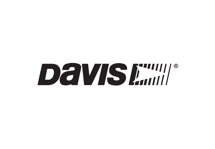 Black 'Davis' logo on a white background weather station replacement parts