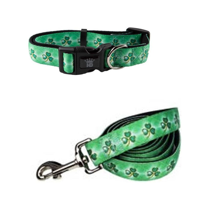 Barker's Bowtique Leashes Shamrock Dog Leash