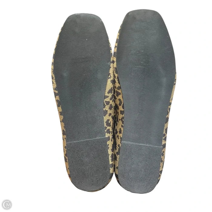 Shoes Flats In Leopard Print, Size: 9