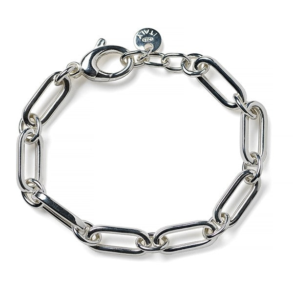 Southern Gates® Maggie Bracelet Italian Bracelets Thin, Flat, Oval Link Bracelet 7.5" or 8.5" 925 Sterling Silver Made in Italy A must have for every woman's jewelry box, Southern Gates' Contemporary Series is a classic complement for our traditional filigree pieces.