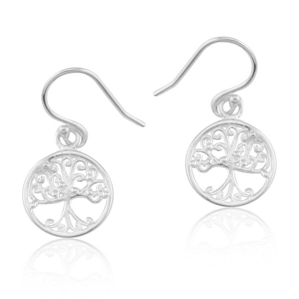 Southern Gates® Tiny Round Oak Tree Earrings (101569)