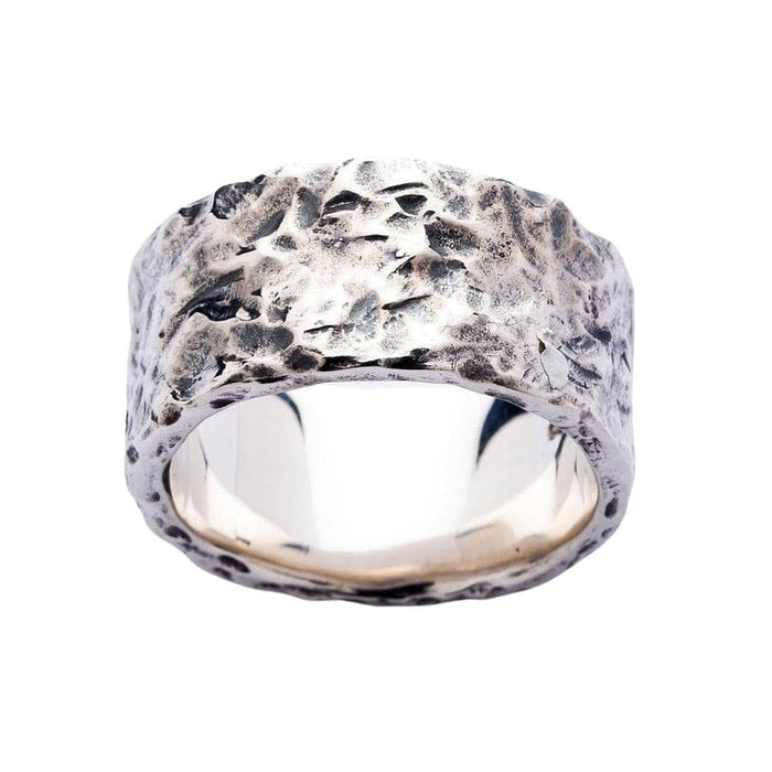 Sterling Silver Peace Band Ring-Bikerringshop