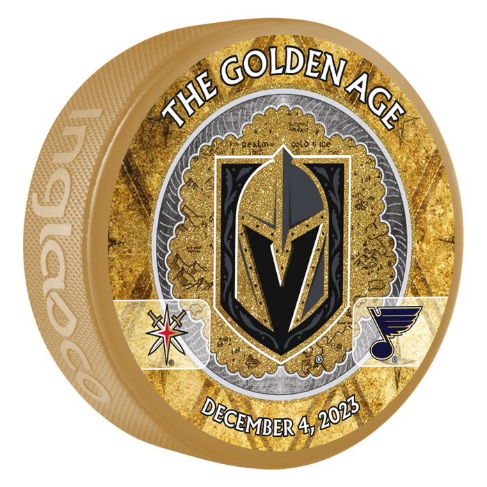 STL vs. VGK Match-Up Puck - 12/4/2023 - Puck