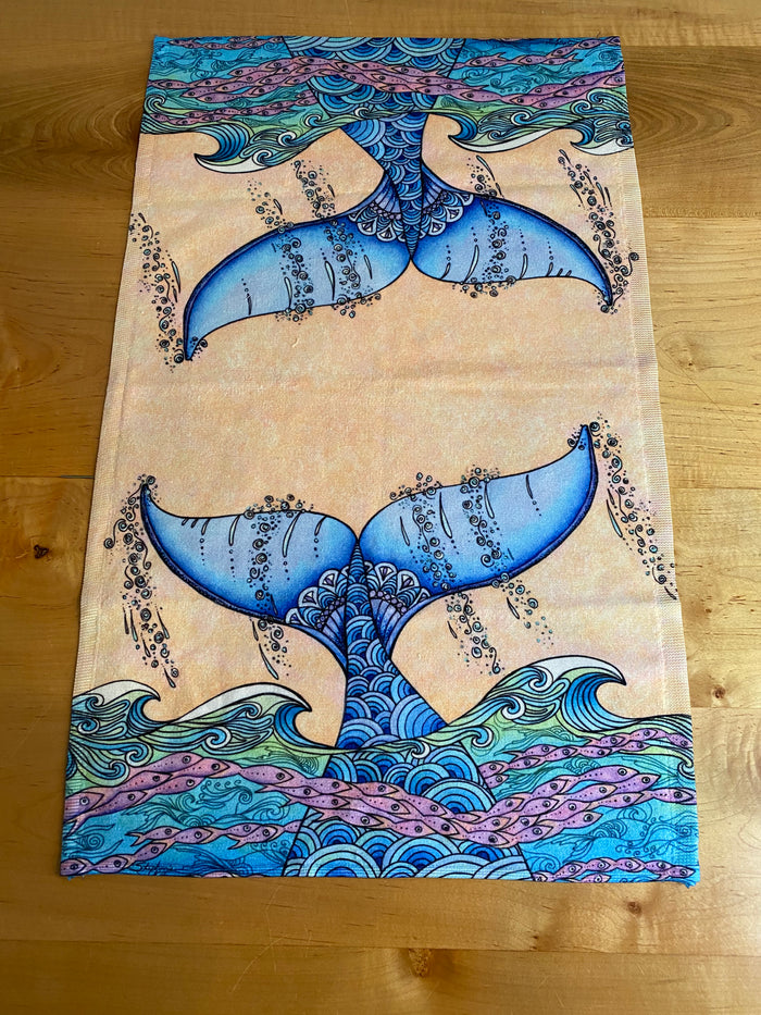 Tails of the Sea Hand Towel
