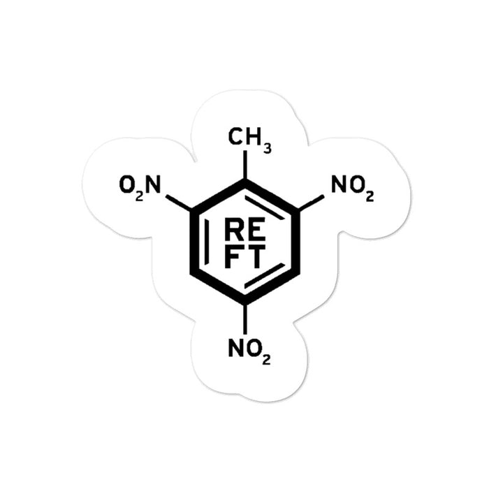 TNT Molecule Carbon Fiber Decal