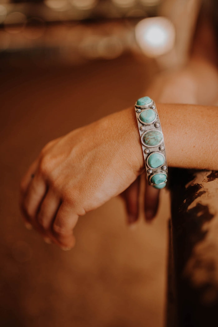 Turquoise Stone CuffTurquoiseOS