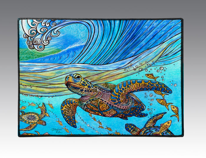 Under the Wave Door Mat
