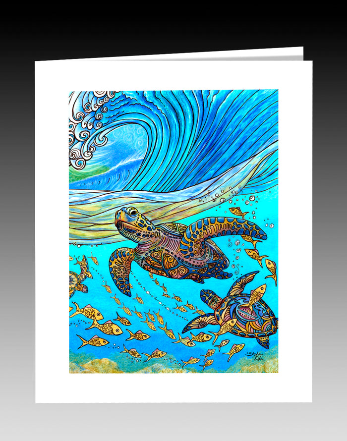 Under the Wave Notecard