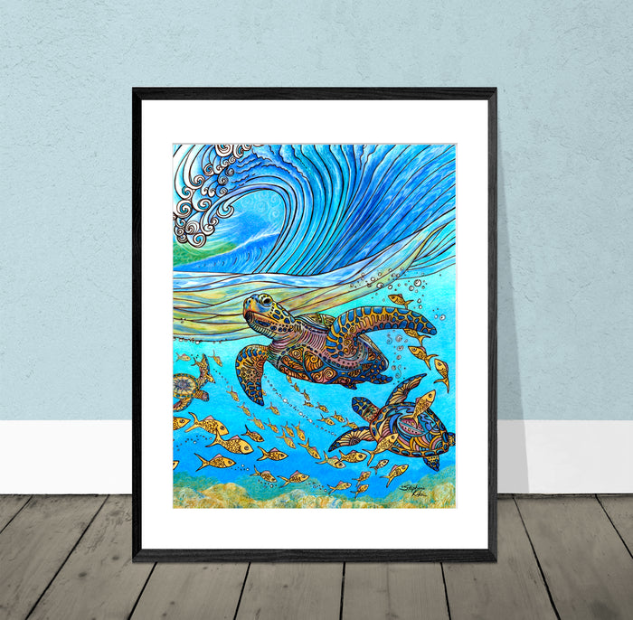 Under the Wave Print