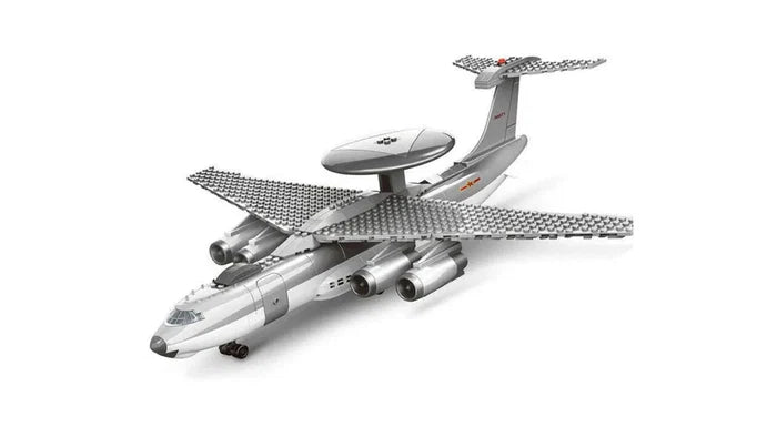 Wange Bricks Air Force: Airborne Early Warning Control Aircraft Brick Toy