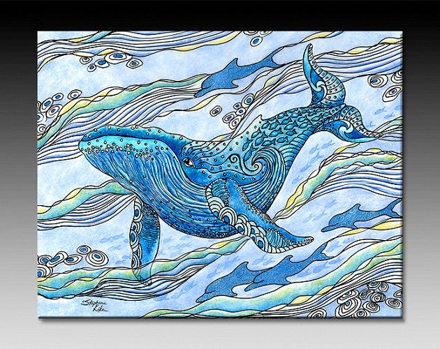 Whale Watch Ceramic Tile