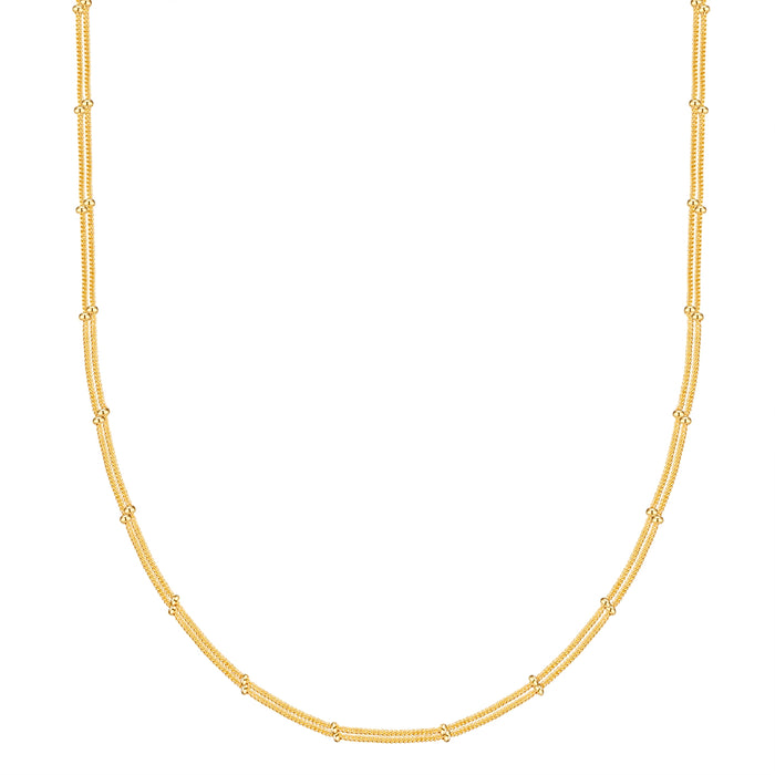2-reihige Kette gold
