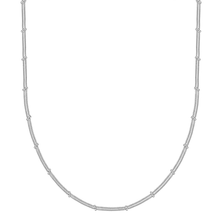 2-reihige Kette silber