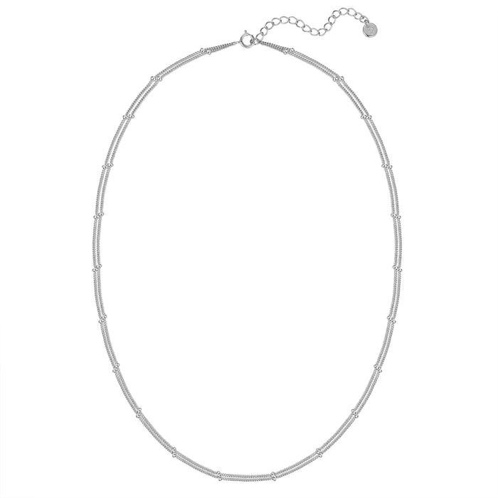 2-reihige Kette silber