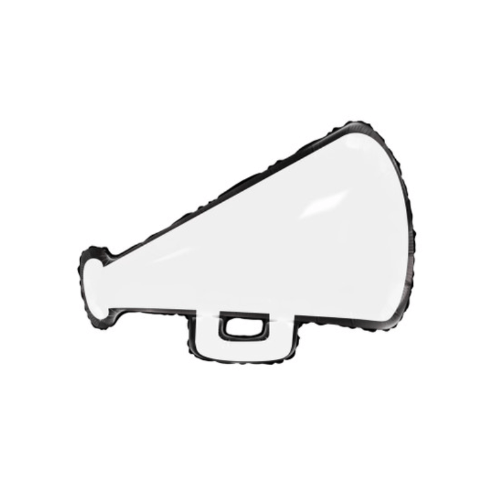 Havin a Party Balloons 27" Megaphone Cheer Balloon