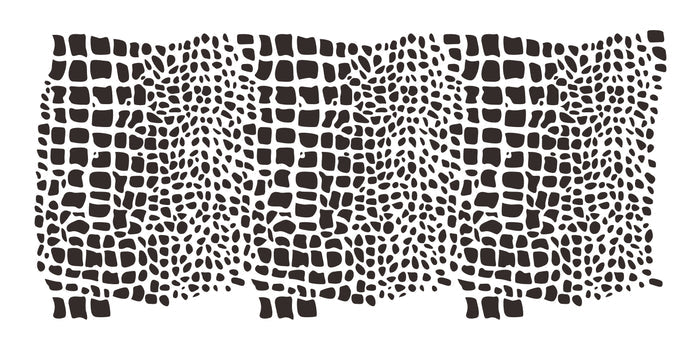 #291 -  Large Scale Crocodile Stencil