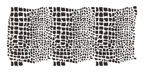 #291 -  Large Scale Crocodile Stencil