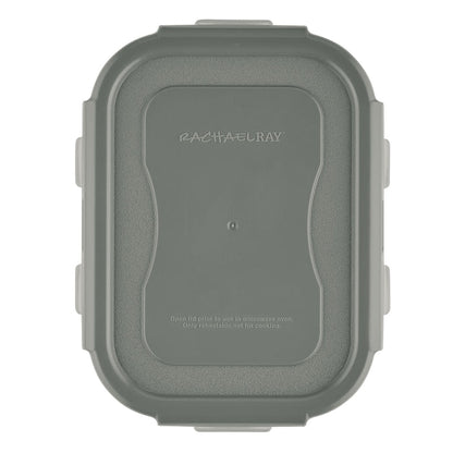 The 30-Piece Nestable Food Storage Containers have a gray design with textured lids, featuring a durable build to keep your meals fresh. Additionally, they are BPA-free for safe and worry-free food storage.