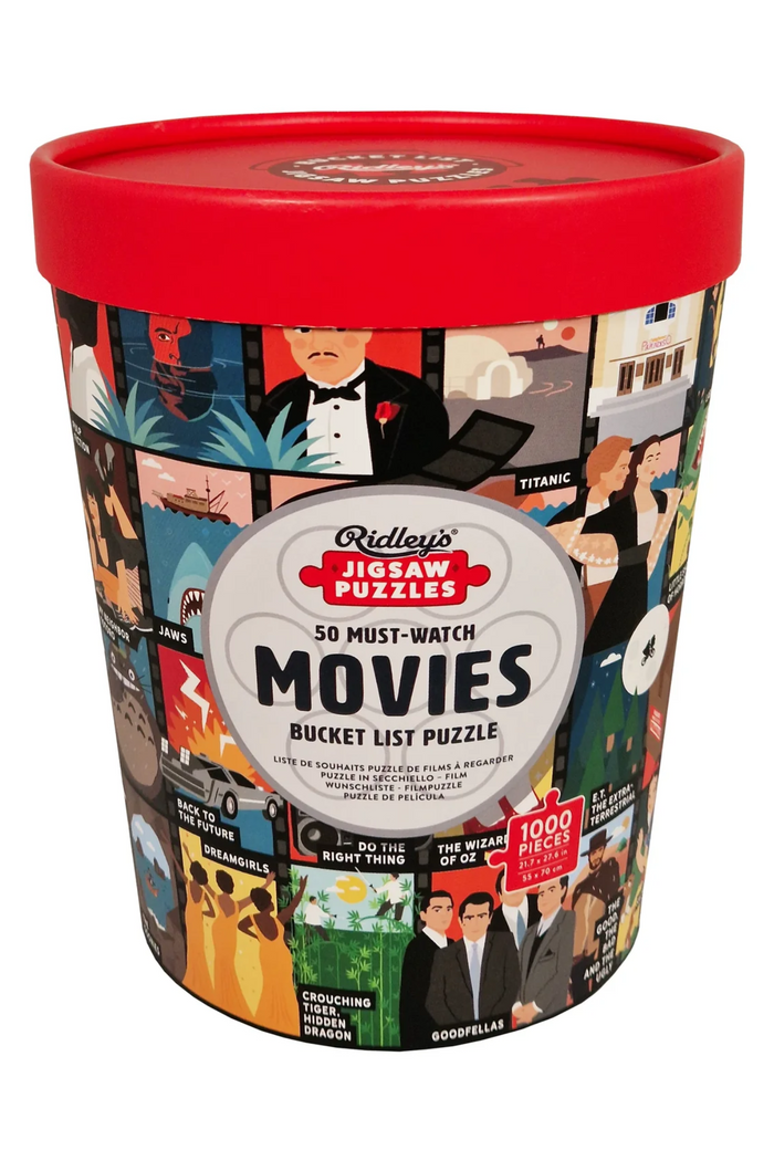 50 Must Watch Movies 1,000 Piece Puzzle