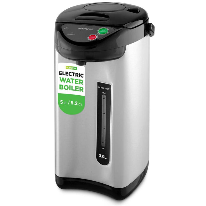 5.2 Qt Electric Water Kettle, Quick Heating, Stainless Steel, 5 Temp Settings