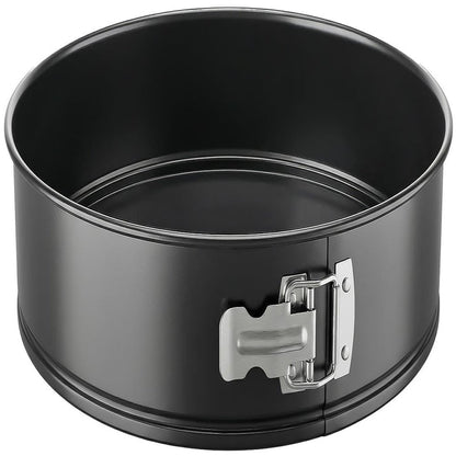 9" Nonstick Springform Cake Pan, Easy Release, Carbon Steel, Black
