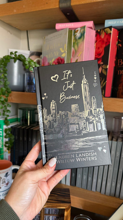 It’s Just Business Black Hardback Special Edition with Silver Foiling