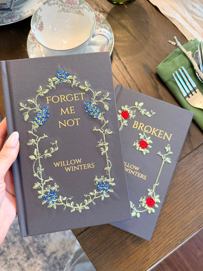 Forget Me Not Special Edition Embroidered Hardback