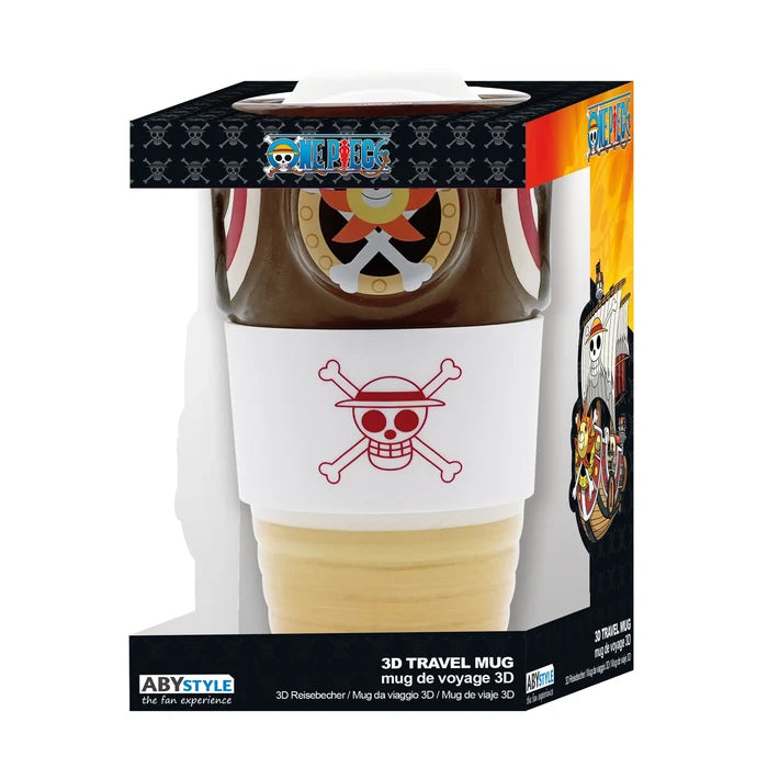 Abysse America One Piece - Thousand Sunny Ceramic 14 Fl Oz Travel Mug