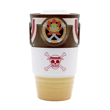 Abysse America One Piece - Thousand Sunny Ceramic 14 Fl Oz Travel Mug