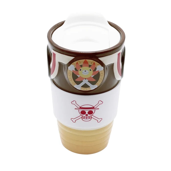 Abysse America One Piece - Thousand Sunny Ceramic 14 Fl Oz Travel Mug