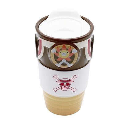 Abysse America One Piece - Thousand Sunny Ceramic 14 Fl Oz Travel Mug